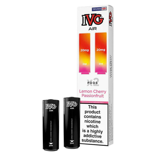 IVG Air - Lemon Cherry Passionfruit Pre-filled Pods (2 Pack)