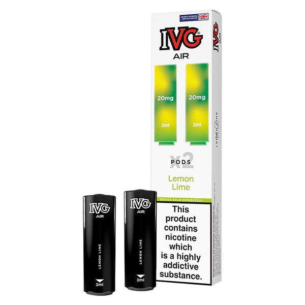 IVG Air - Lemon Lime Pre-filled Pods (2 Pack) | Free UK Delivery | Lincolnshire Vapours