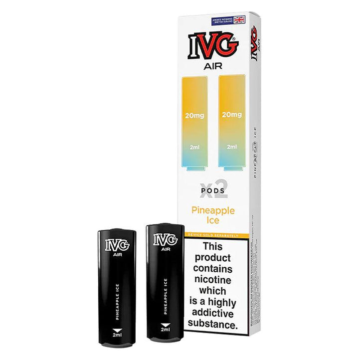 IVG Air - Pineapple Ice Pre-filled Pods (2 Pack) | Free UK Delivery | Lincolnshire Vapours