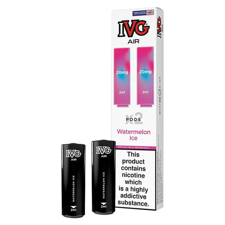 IVG Air - Watermelon Ice Pre-filled Pods (2 Pack) | Free UK Delivery | Lincolnshire Vapours