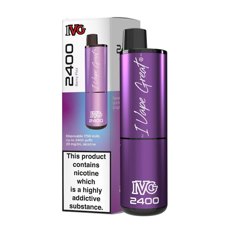 IVG 2400 - Berry Fizz Disposable Vape – Lincolnshire Vapours