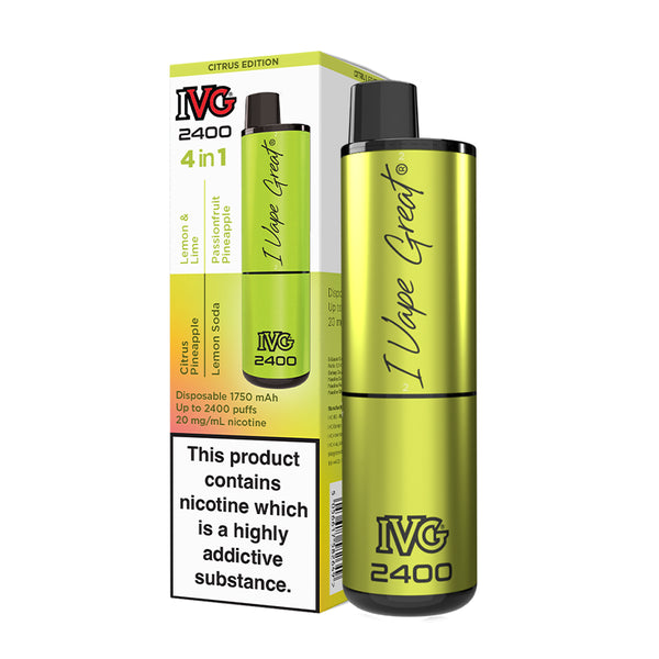 IVG 2400 - Multi Flavour Citrus Edition Disposable Vape