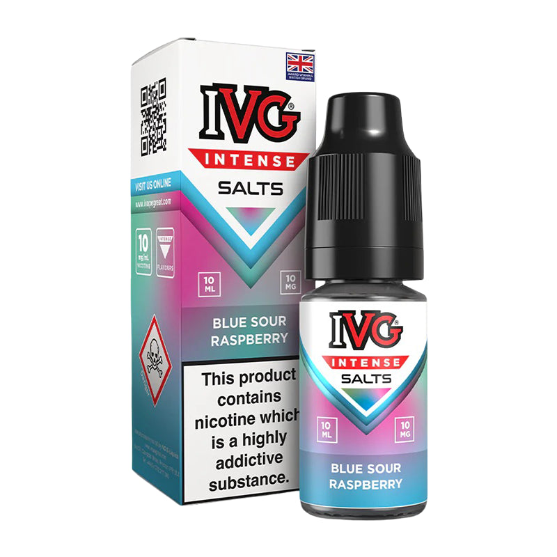 IVG Intense Salts - Blue Sour Raspberry 10ml | Lincolnshire Vapours