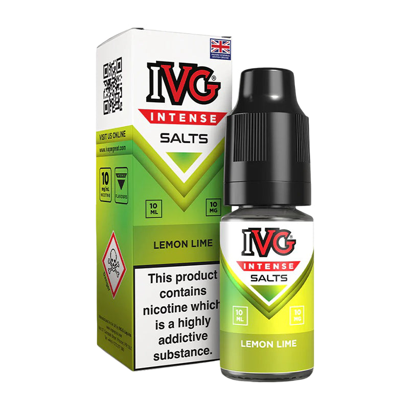 IVG Intense Salts - Lemon Lime 10ml | Lincolnshire Vapours