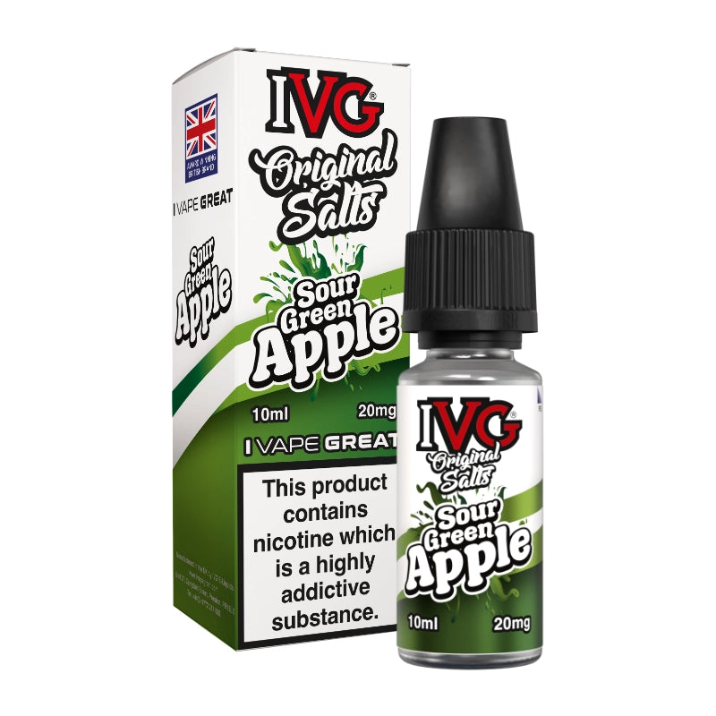 IVG Original Salts - Sour Green Apple 10ml