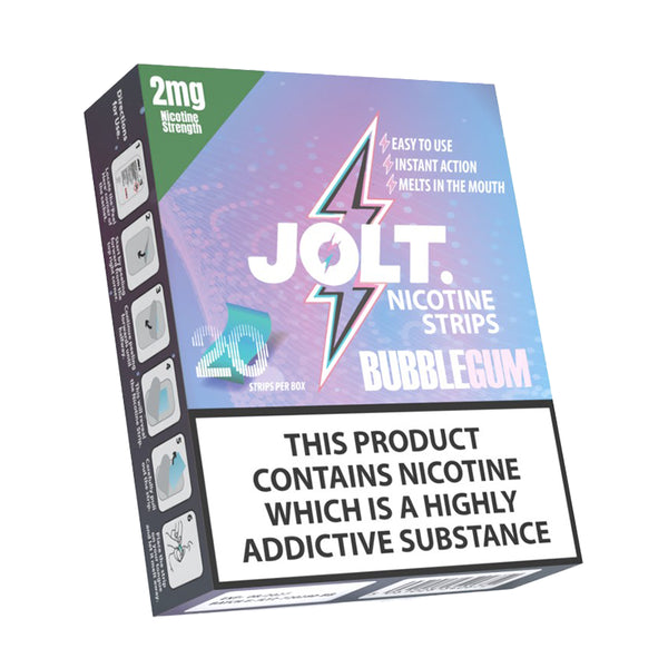 JOLT Nicotine Strips – Bubblegum 20PK