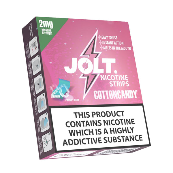 JOLT Nicotine Strips – Cotton Candy 20PK