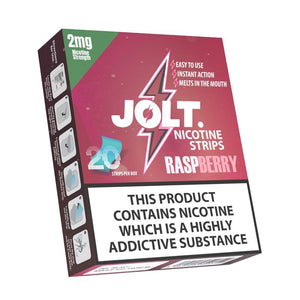 JOLT Nicotine Strips – Raspberry 20PK | Lincolnshire Vapours