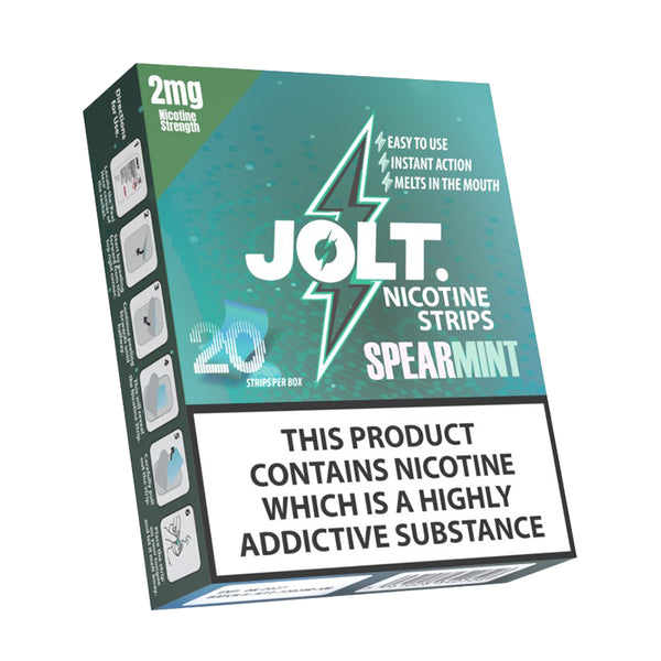 JOLT Nicotine Strips – Spearmint 20PK