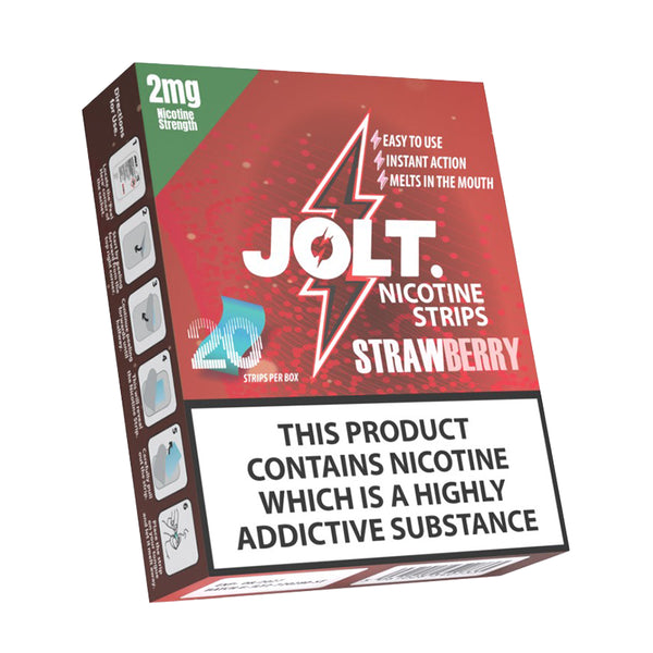 JOLT Nicotine Strips – Strawberry 20PK