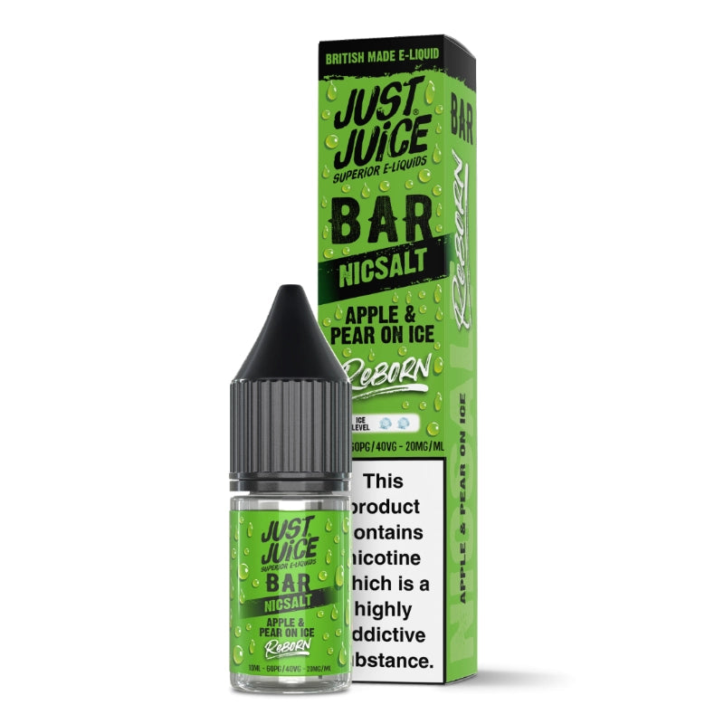 Just Juice REBORN - Apple & Pear On Ice Nic Salt 10ml