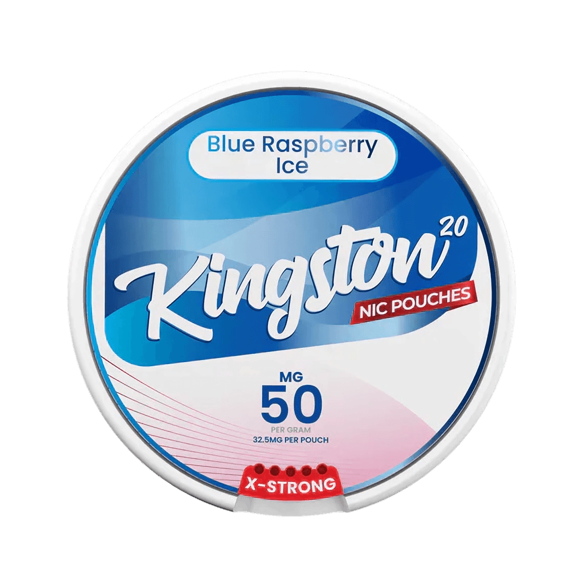 Kingston X Strong Nic Pouches - 50mg 20 Pouches - Blue Raspberry Ice ...