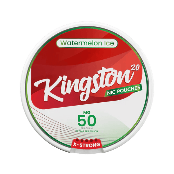 Kingston X Strong Nic Pouches - 50mg 20 Pouches - Watermelon Ice | Free UK Delivery | Lincolnshire Vapours