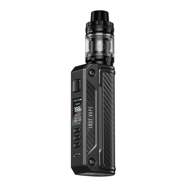 Lost Vape Thelema Solo 100W Kit Lost Vape Thelema Solo 100W Kit - Black / Carbon Fiber | Free UK Delivery | Lincolnshire Vapours