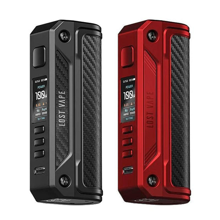Lost Vape Thelema Solo 100W Mod Lost Vape Thelema Solo 100W Mod - Black / Carbon Fiber | Free UK Delivery | Lincolnshire Vapours