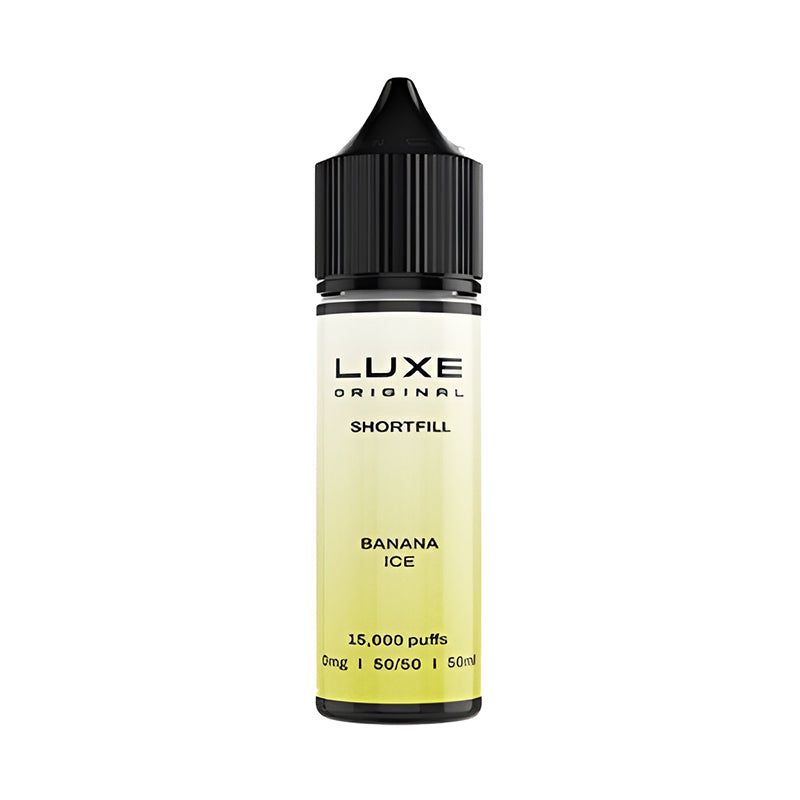 LUXE Original 50/50 - Banana Ice 50ml Shortfill | Lincolnshire Vapours