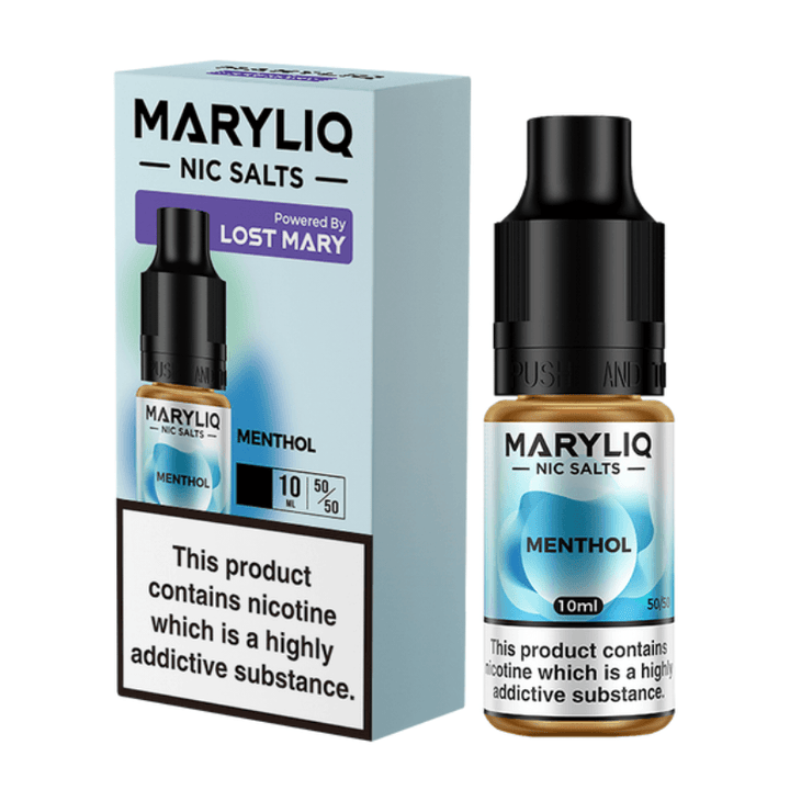 Lost Mary MARYLIQ - Menthol Nic Salt 10ml | Free UK Delivery | Lincolnshire Vapours