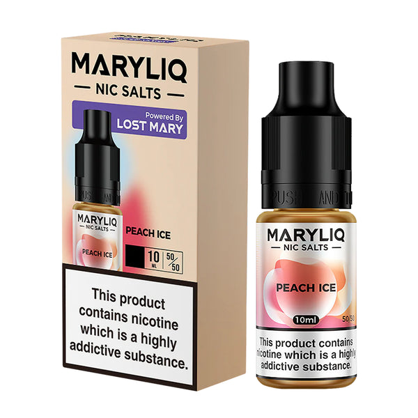 Lost Mary MARYLIQ - Peach Ice Nic Salt 10ml