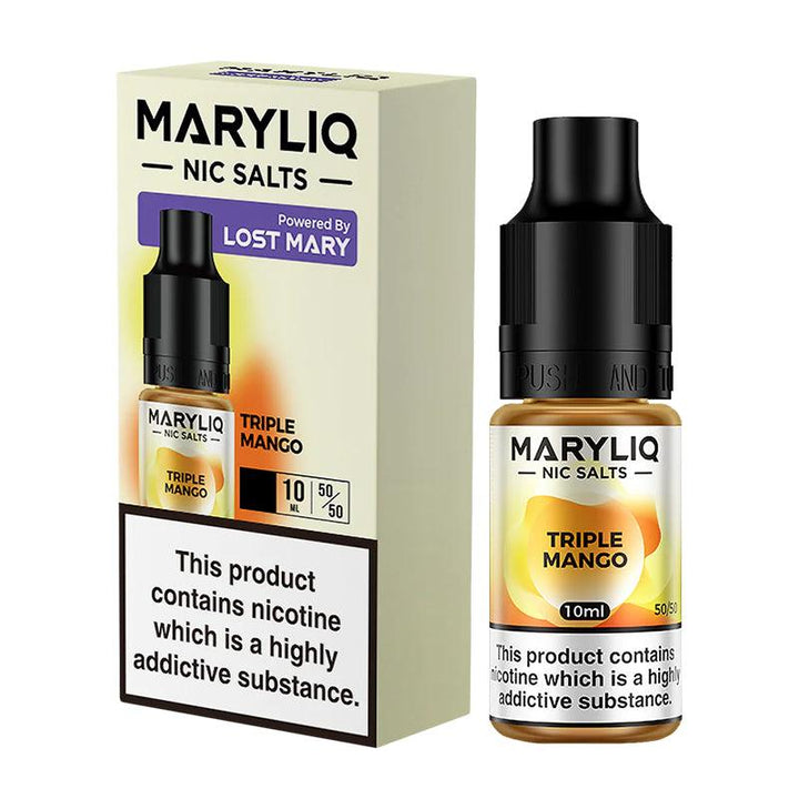 Lost Mary MARYLIQ - Triple Mango Nic Salt 10ml | Free UK Delivery | Lincolnshire Vapours