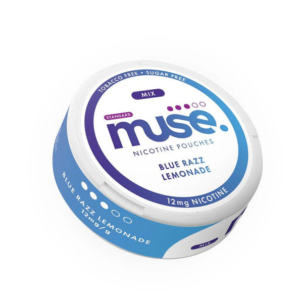 Muse Mix Nicotine Pouches - 20 Pouches 12mg - Blue Razz Lemonade | Free UK Delivery | Lincolnshire Vapours