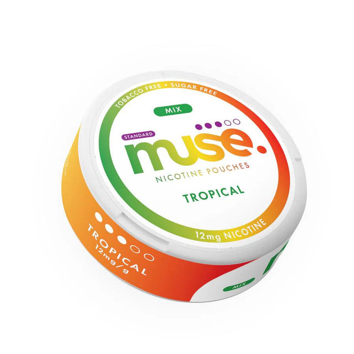 Muse Mix Nicotine Pouches - 20 Pouches 12mg - Tropical | Free UK Delivery | Lincolnshire Vapours