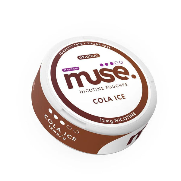 Muse Original Nicotine Pouches - 20 Pouches 12mg - Cola Ice | Free UK Delivery | Lincolnshire Vapours