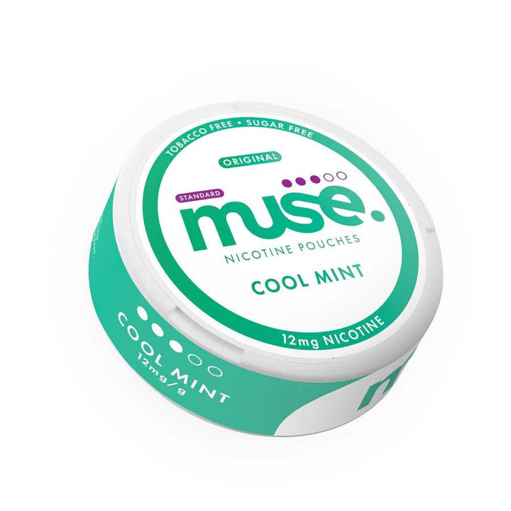 Muse Original Nicotine Pouches - 20 Pouches 12mg - Cool Mint | Free UK Delivery | Lincolnshire Vapours