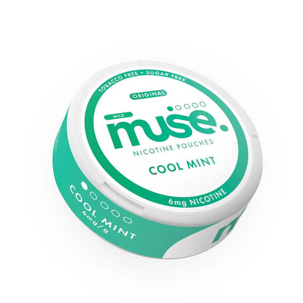 Muse Original Nicotine Pouches - 20 Pouches 6mg - Cool Mint | Free UK Delivery | Lincolnshire Vapours