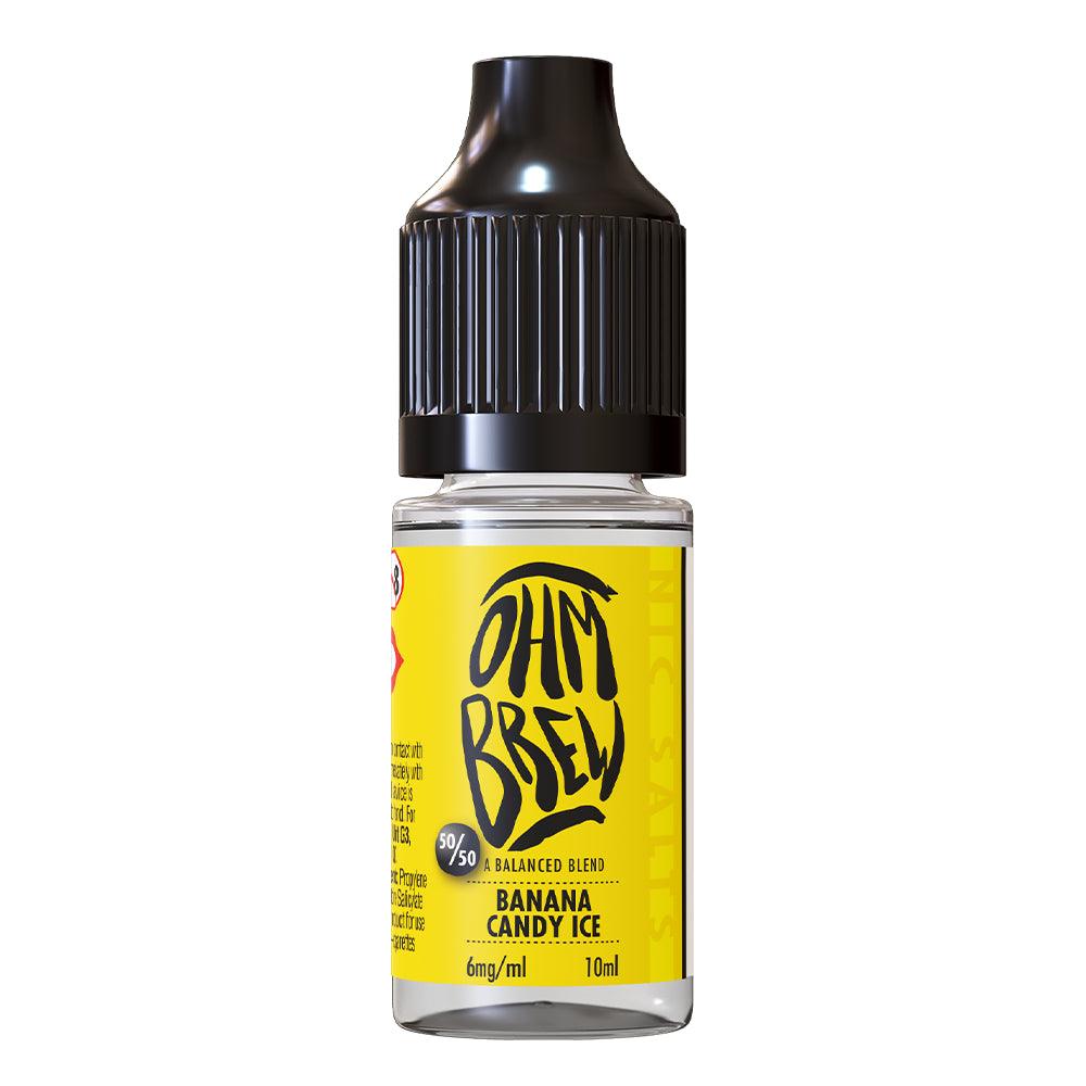 Ohm Brew - Banana Candy Ice Nic Salt 10ml | Lincolnshire Vapours