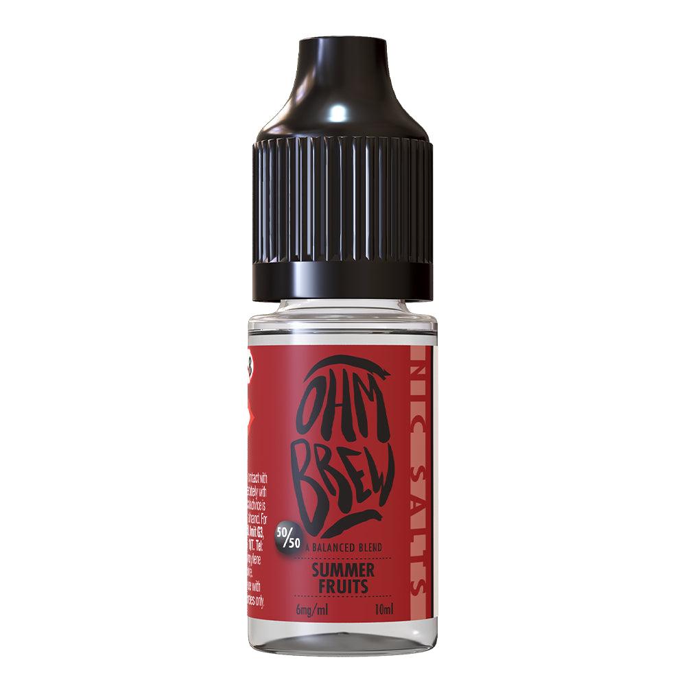 Ohm Brew - Summer Fruits Nic Salt 10ml | Lincolnshire Vapours