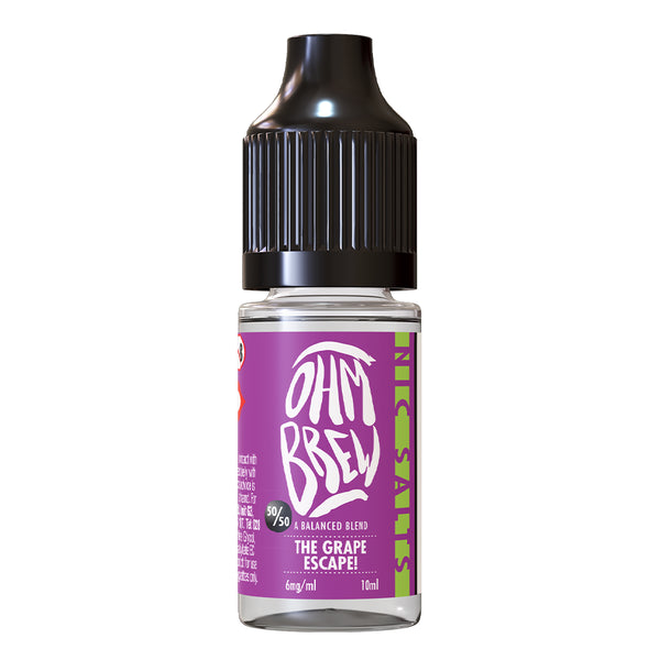 Ohm Brew - The Grape Escape Nic Salt 10ml