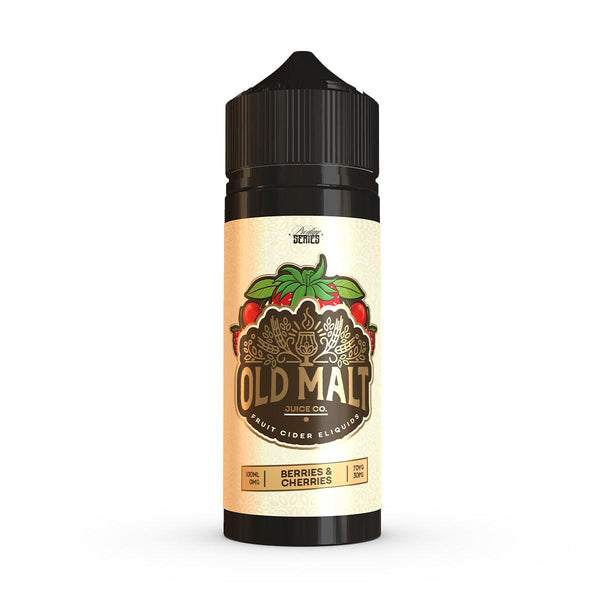 Old Malt Juice Co. - Berries & Cherries 100ml Shortfill | Free UK Delivery | Lincolnshire Vapours