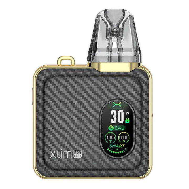 OXVA Xlim SQ Pro Pod Kit OXVA Xlim SQ Pro Pod Kit - Gold Carbon | Free UK Delivery | Lincolnshire Vapours