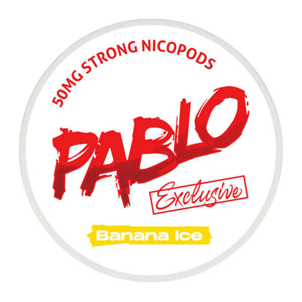 Pablo Nicotine Pouches - 20 Pouches - 50mg -  Banana Ice