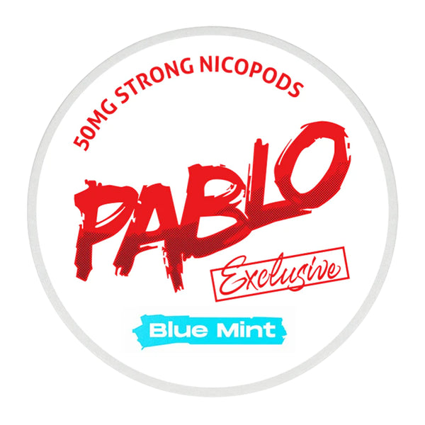 Pablo Nicotine Pouches - 20 Pouches - 50mg -  Blue Mint