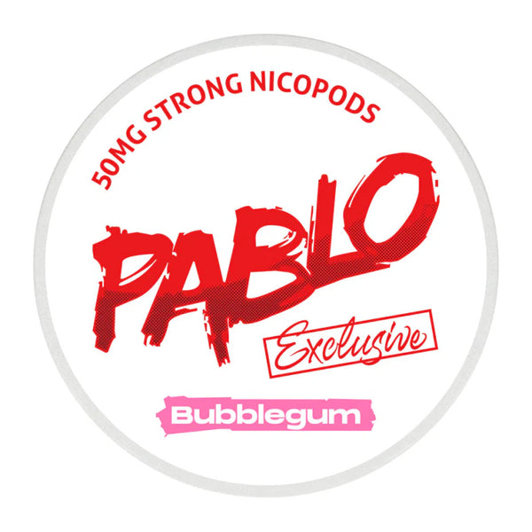 Pablo Nicotine Pouches - 20 Pouches - 50mg - Bubblegum