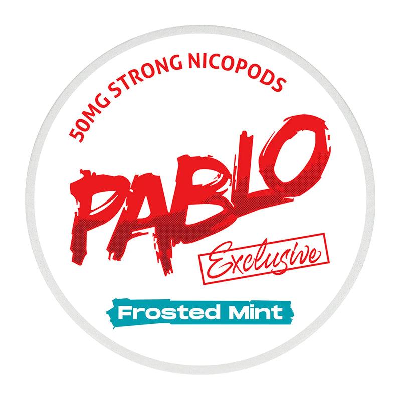 Pablo Nicotine Pouches - 20 Pouches - 50mg - Frosted Mint | Lincolnshire Vapours