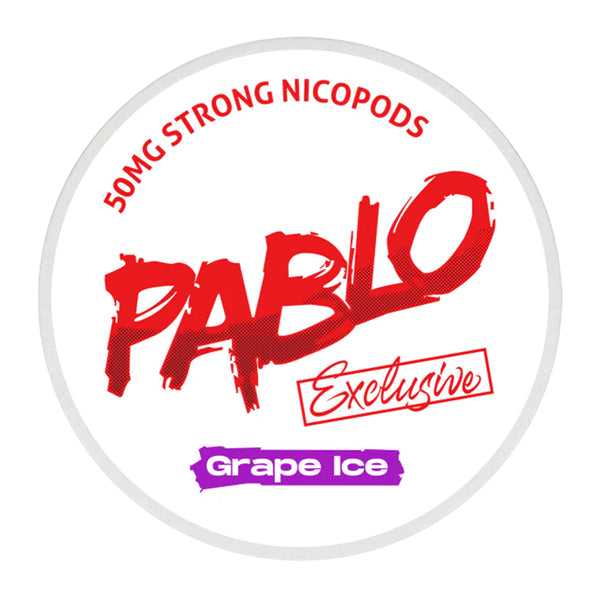 Pablo Nicotine Pouches - 20 Pouches - 50mg - Grape Ice