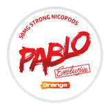 Pablo Nicotine Pouches - 20 Pouches - 50mg - Orange | Lincolnshire Vapours
