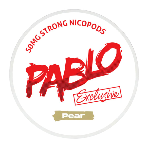 Pablo Nicotine Pouches - 20 Pouches - 50mg - Pear