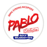 Pablo Nicotine Pouches - 20 Pouches - 50mg - Sour Blueberries