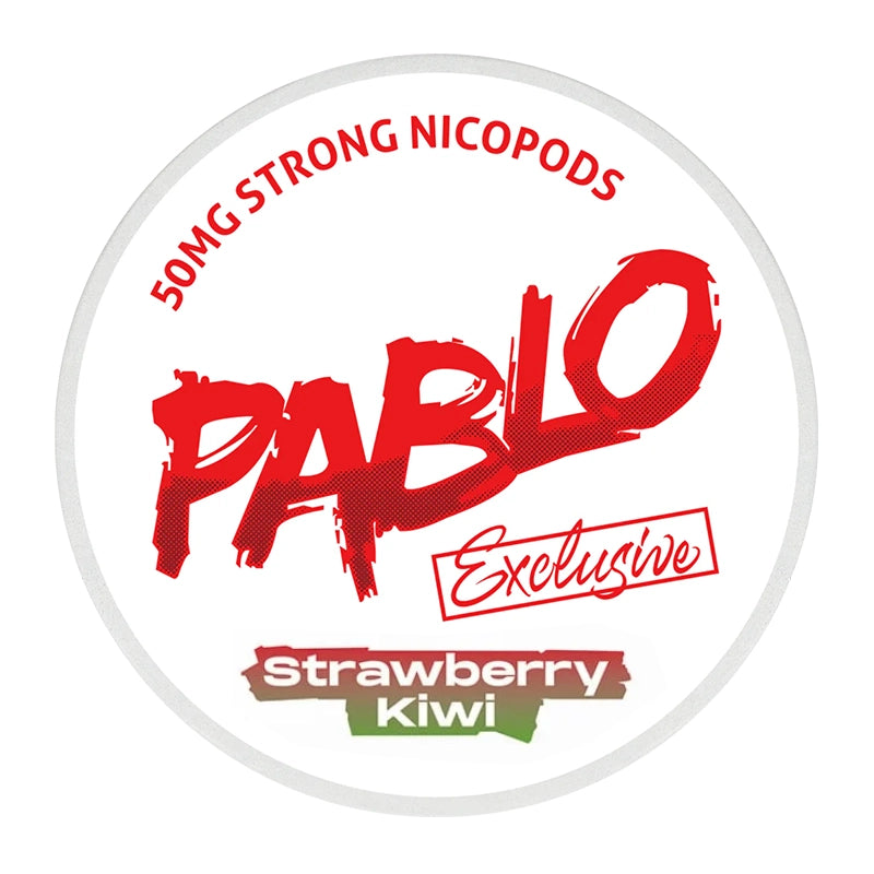 Pablo Nicotine Pouches - 20 Pouches - 50mg - Strawberry Kiwi