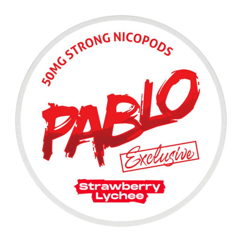 Pablo Nicotine Pouches - 20 Pouches - 50mg - Strawberry Lychee | Lincolnshire Vapours