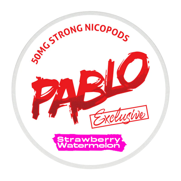 Pablo Nicotine Pouches - 20 Pouches - 50mg -  Strawberry Watermelon