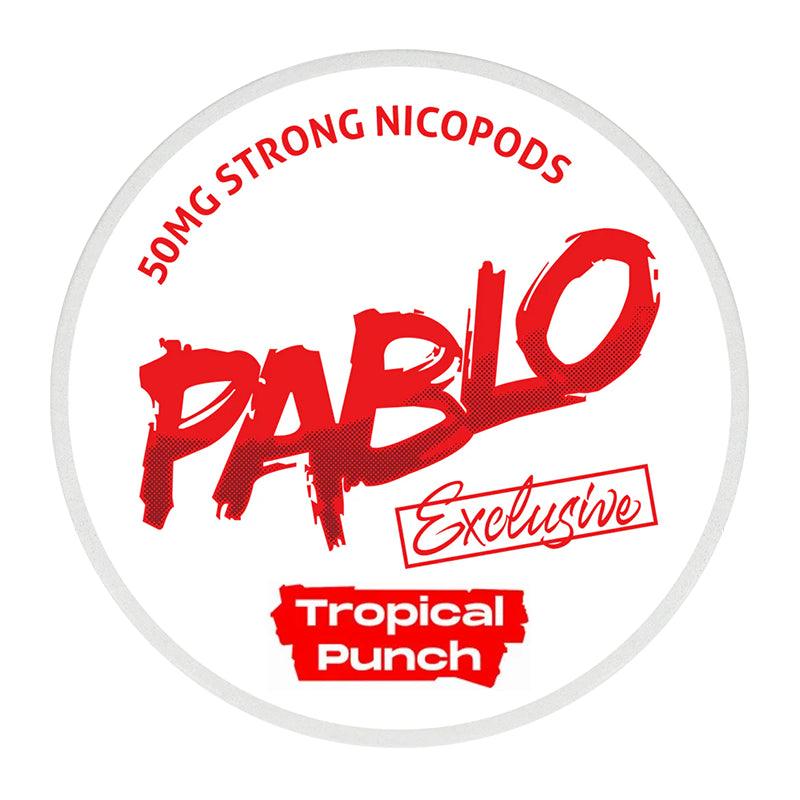 Pablo Nicotine Pouches - 20 Pouches - 50mg - Tropical Punch | Lincolnshire Vapours