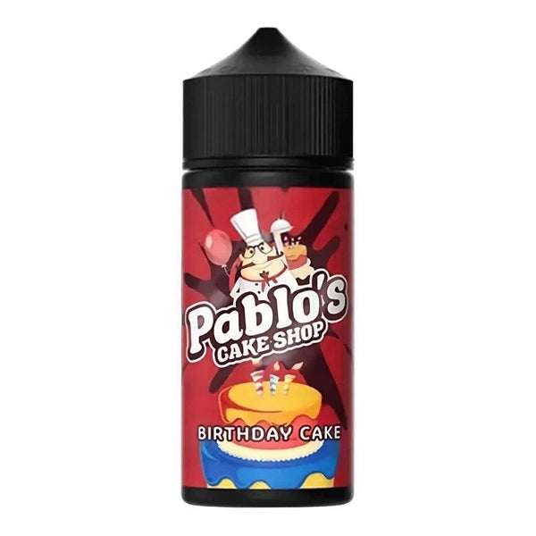 Pablo's Cake Shop - Birthday Cake 100ml Shortfill Pablo's Cake Shop - Birthday Cake 100ml Shortfill - Default Title | Free UK Delivery | Lincolnshire Vapours