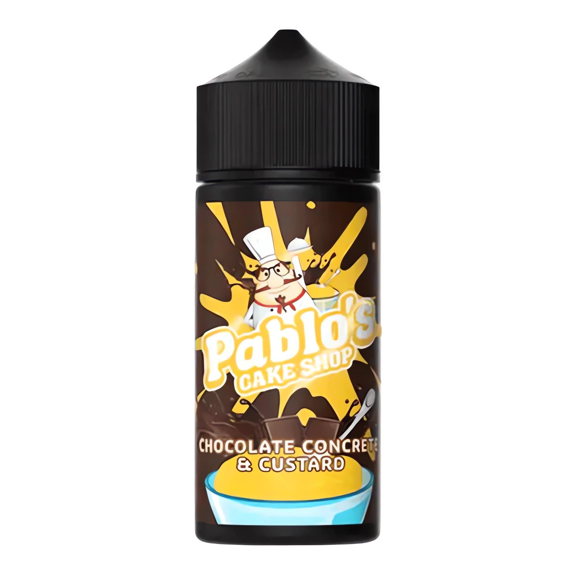 Pablo's Cake Shop - Chocolate Concrete & Custard 100ml Shortfill | Lincolnshire Vapours