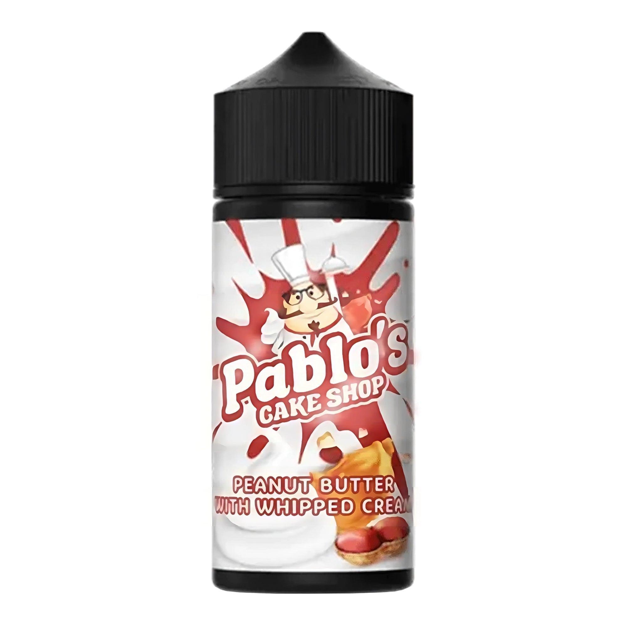Pablo's Cake Shop - Peanut Butter With Whipped Cream 100ml Shortfill | Lincolnshire Vapours