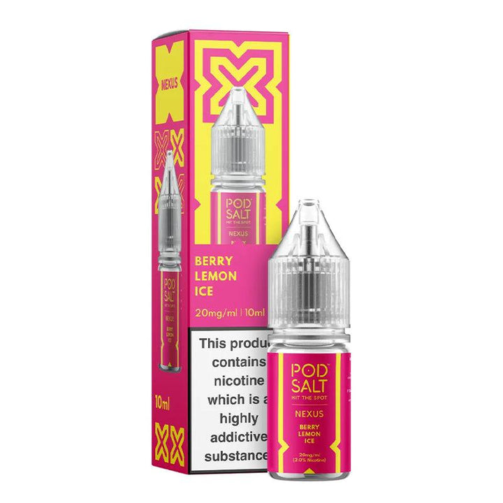 Pod Salt Nexus - Berry Lemon Ice 10ml | Free UK Delivery | Lincolnshire Vapours