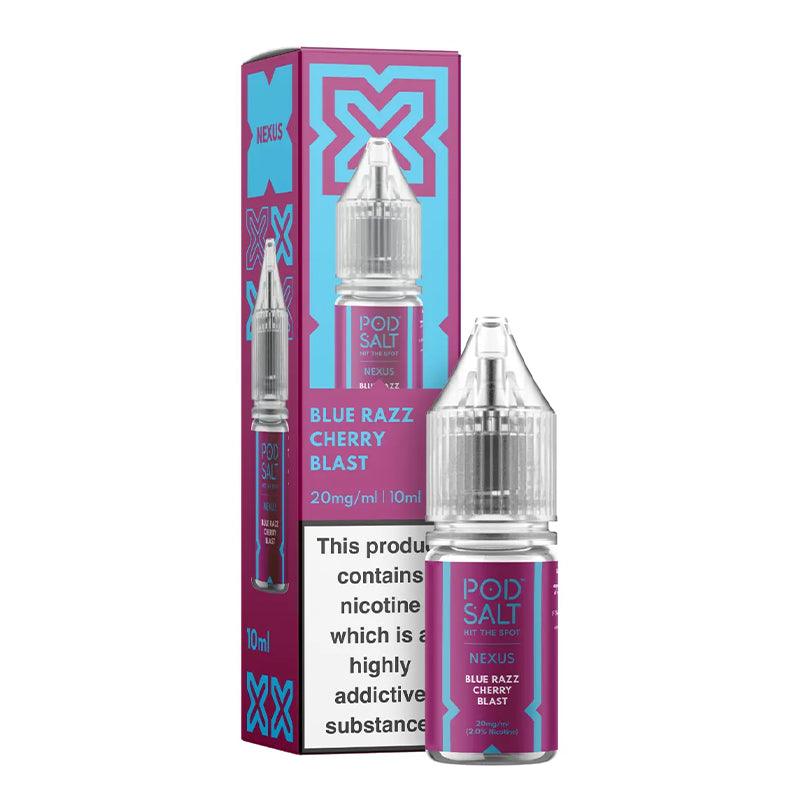 Pod Salt Nexus - Blue Razz Cherry Blast 10ml | Lincolnshire Vapours